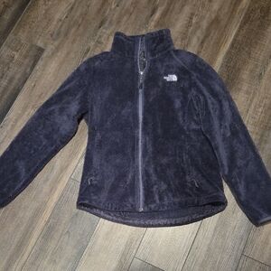 The North Face Navy Fuzzy Full-Zip Jacket